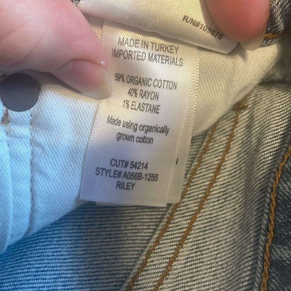 Agolde Riley High Rise Crop Jeans 26 - Picture 5 of 7